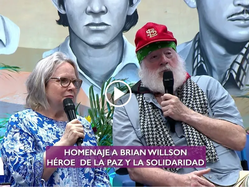 Mensajes del Cro. Brian Willson, Héroe de la Paz y la Solidaridad - Acto Homenaje el pasado 1 de septiembre en la UNAN-Managua