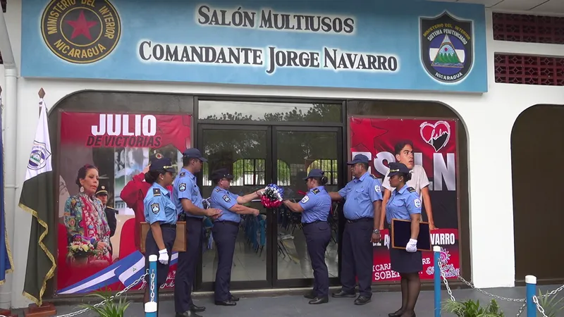 Reinauguran moderno salón multiusos “Cmte.. Jorge Navarro” en el Centro Penitenciario nacional