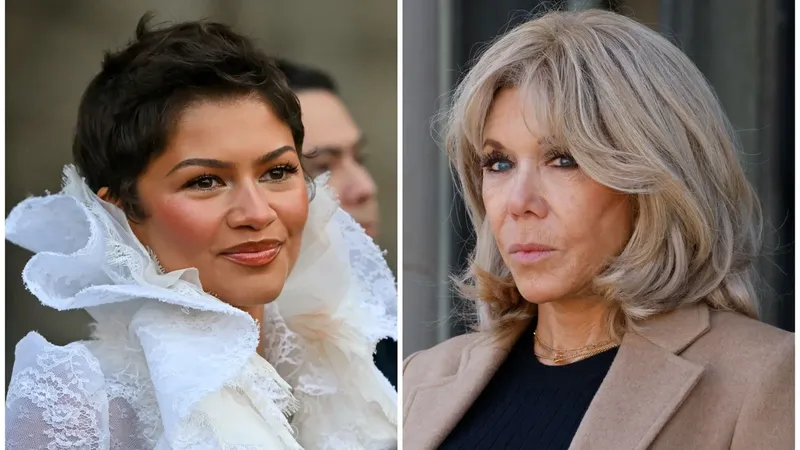 Zendaya queda en el centro de la polémica tras su incómodo encuentro con Brigitte Macron
