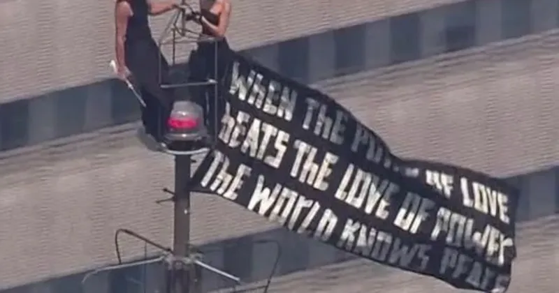 ¿Quiénes son Ángela Nikolau e Iván Beerkus, la pareja que subió a la cima del Empire State?