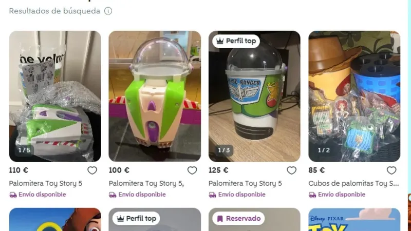 La palomitera de 'Toy Story 5' de Cinépolis y Cines Yelmo está completamente agotada: tu única opción es pagar el doble de segunda mano
