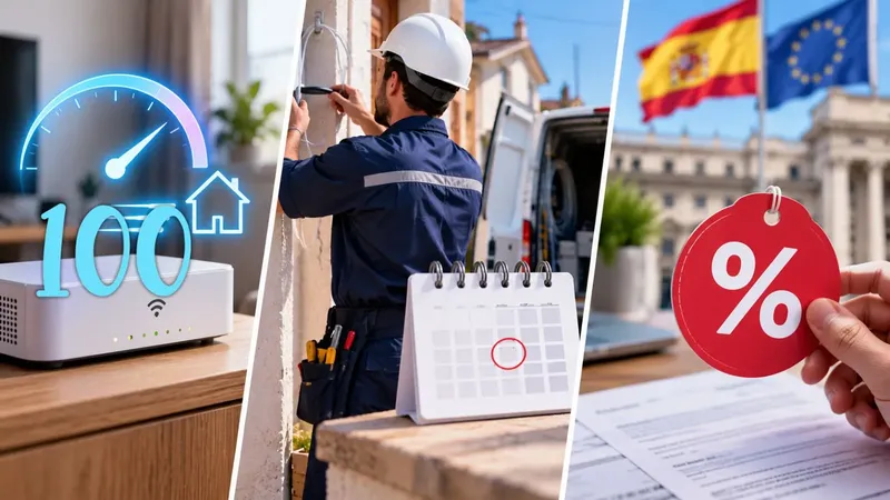 El Gobierno prepara nuevas reglas de Internet en casa: 100 Mbps, instalación en 30 días y descuentos del 25%