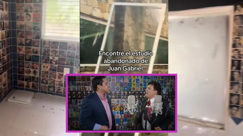 El estudio de Juan Gabriel está abandonado y destartalado; es donde grabó “La Frontera” con Julión Álvarez