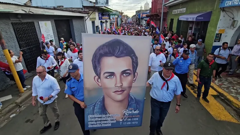 Diriamba rinde homenaje a los héroes y mártires de Nandaime