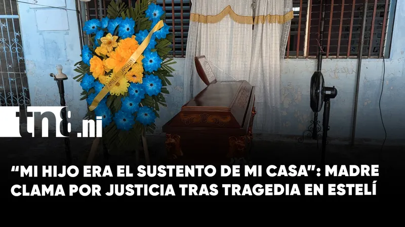 “Quiero justicia”: madre pide respuestas tras la muerte de su hijo en Estelí