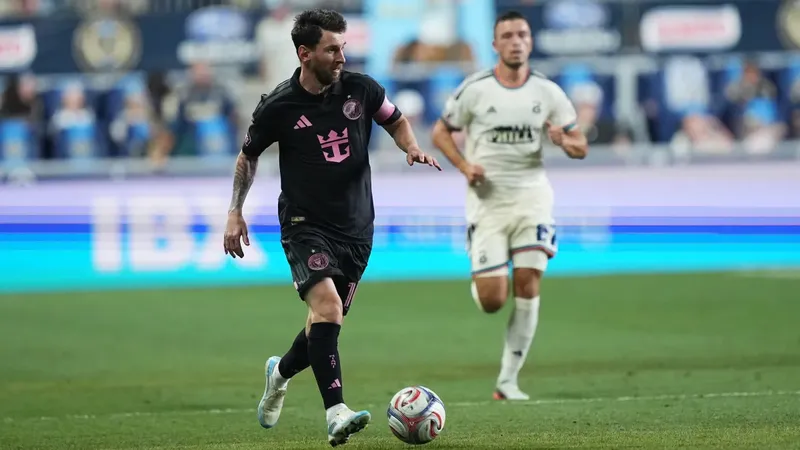 Inter Miami ni con la Messidependencia pudo doblegar al sotanero Philadelphia Union: 2-2