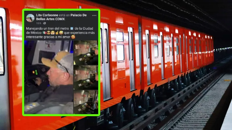 Conductora del Metro de CDMX deja manejar A SU NOVIO, lo presumen en redes y termina suspendida