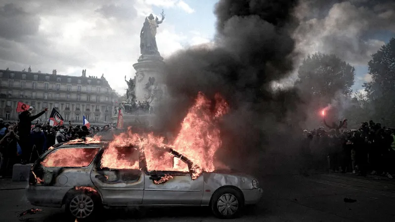 Protestas en Francia acorralan a Emmanuel Macron