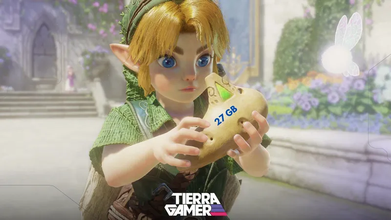 The Legend of Zelda: Ocarina of Time Remake ya reveló su tamaño y no será tan pesado