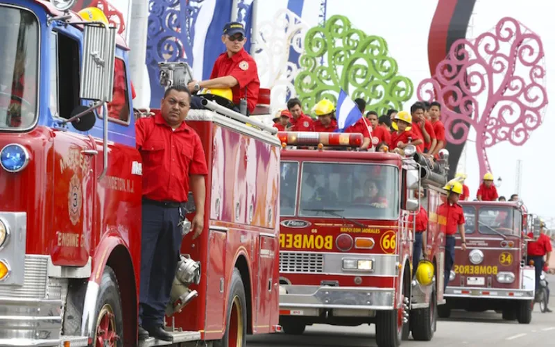 Benemérito Cuerpo de Bomberos de Managua celebró 80 años de servicio