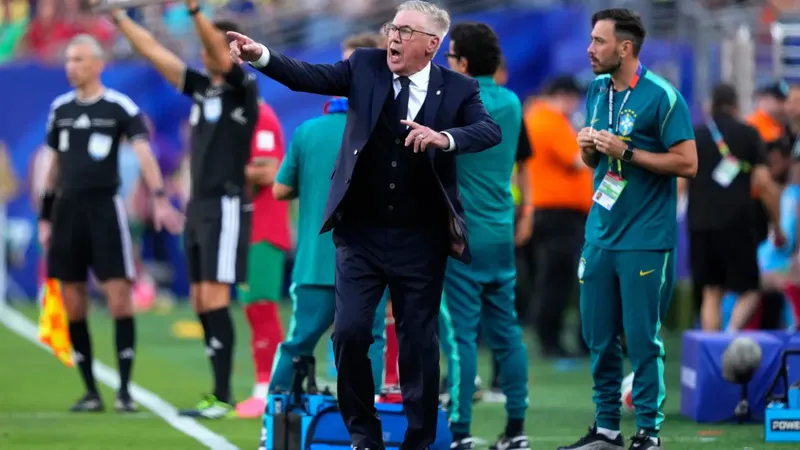 Ancelotti justificó el empate de Brasil y evitó hablar de la ausencia de Endrick