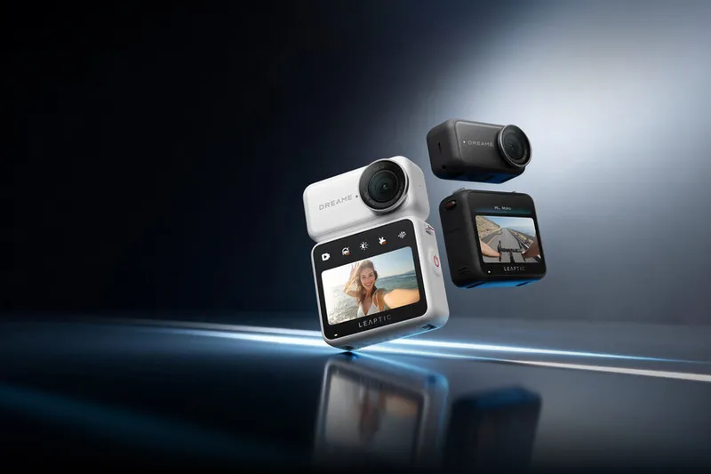 Dreame presenta LEAPTIC Cube, su primera minicámara que apenas pesa 56 gramos, graba en 8K y se puede sumergir sin funda