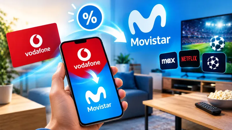 No solo los clientes de Digi tienen buenas ofertas en Movistar: los abonados de Vodafone también pueden pagar menos