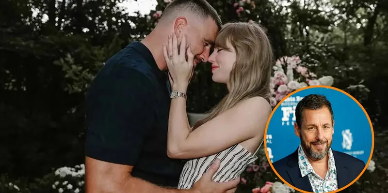 El gran misterio resuelto: Adam Sandler ofició la boda de Taylor Swift y Travis...
