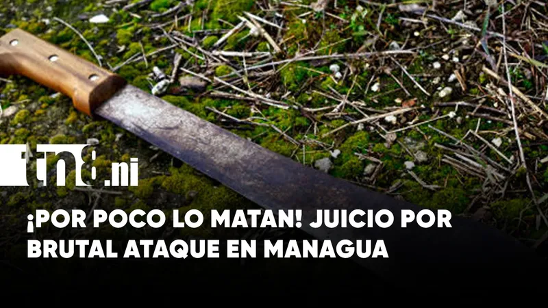 ¡Por poco lo matan a machetazos! tres hombres enfrentan juicio en Managua