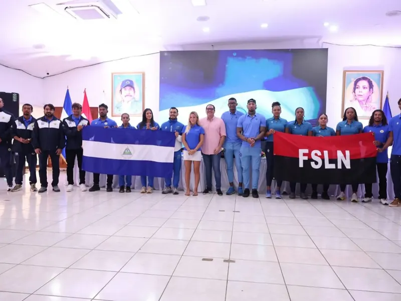 Abanderamiento a selecciones nacionales que representarán a Nicaragua en eventos mundiales