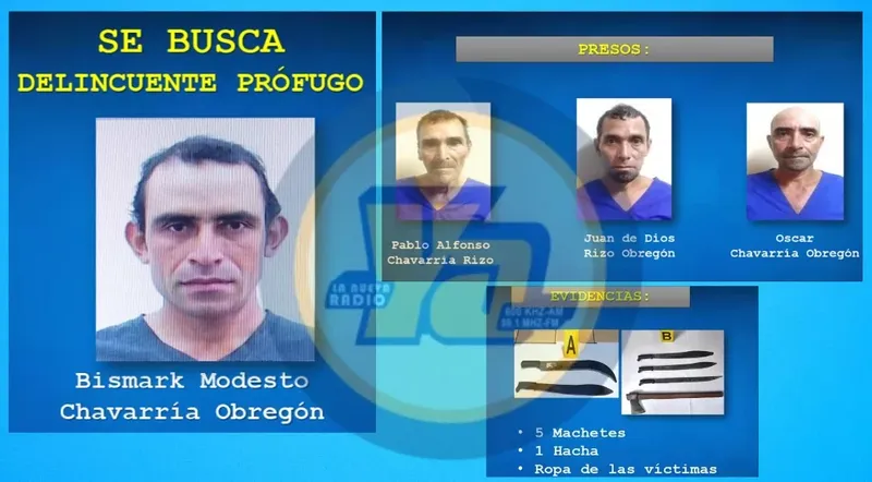 Capturan a 3 homicidas por doble crimen en San Ramón, Matagalpa