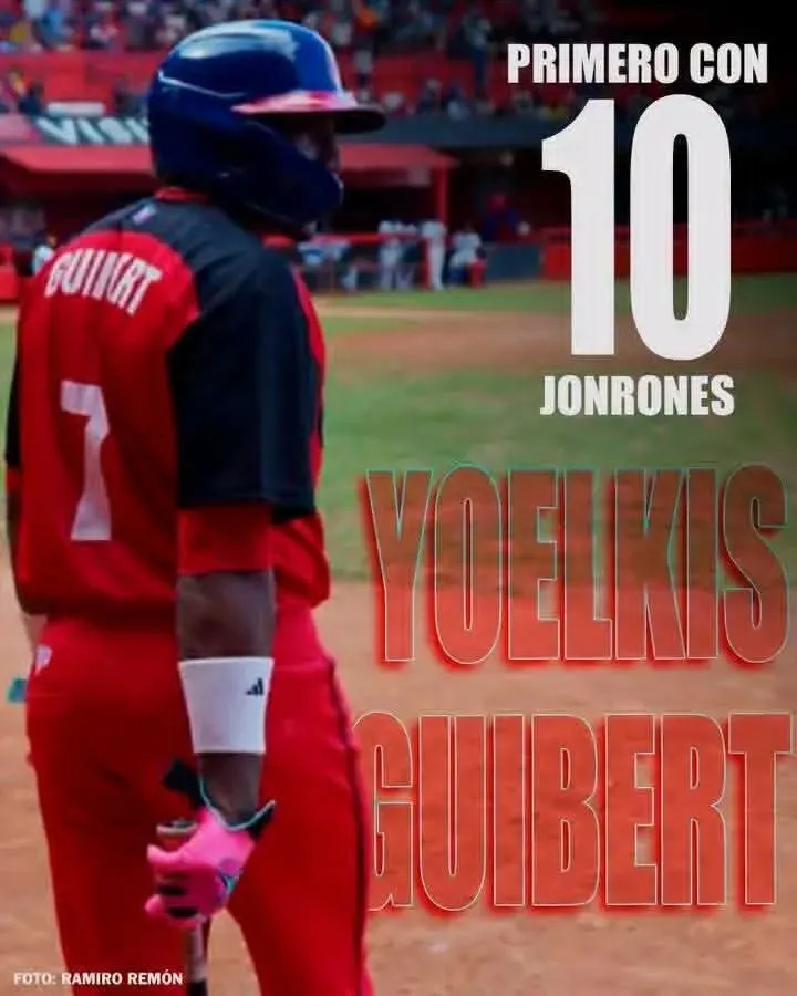 Yoelkis Guibert el primero en llegar a 10 jonrones en Cuba es refuerzo del Bóer