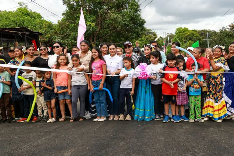 Managua: calles para el pueblo avanza con nuevas vías en Sierra Maestra
