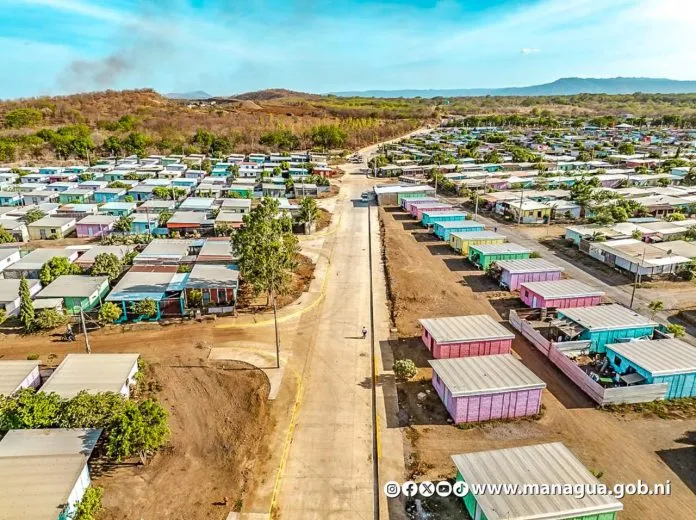 Inauguran 50 cuadras de concreto hidráulico en Villa Jerusalén, Managua