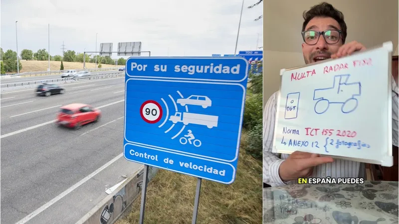 Dos fotos distintas: un experto jurista explica cómo anular tu multa de exceso de velocidad de forma totalmente legal
