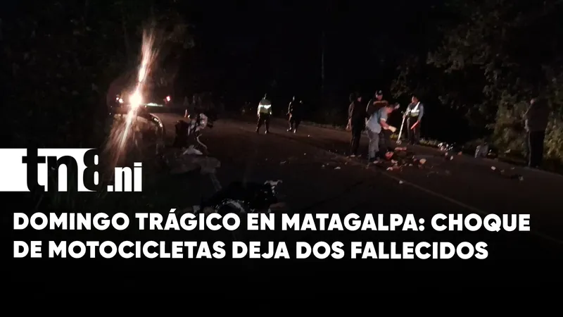 Dos personas fallecidas en accidente de tránsito en la carretera Matagalpa-Jinotega