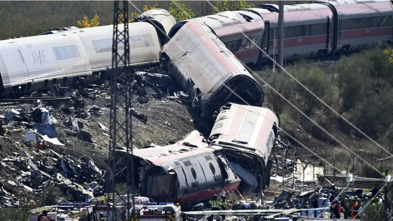 “A punto de ser mucho peor”: un tercer tren se detuvo a metros de la mortal colisión ferroviaria en España