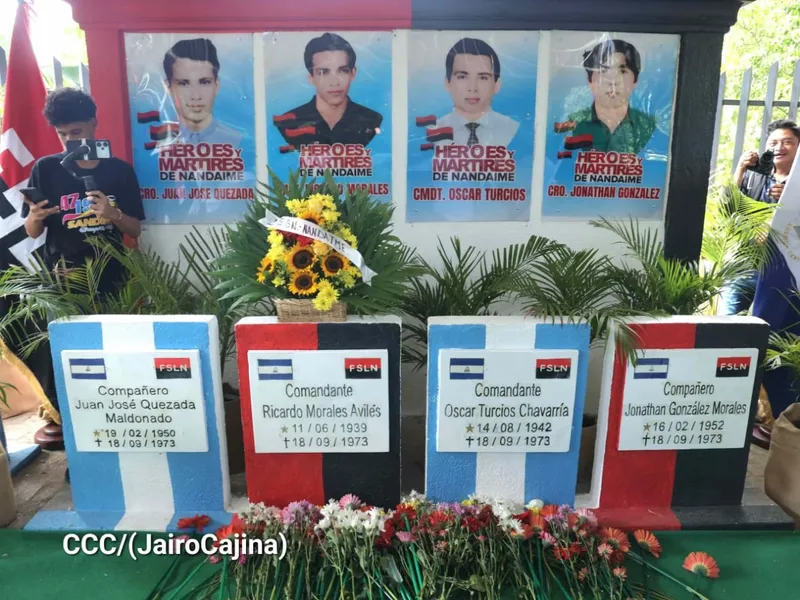 Honor y gloria a los Héroes y Mártires de Nandaime