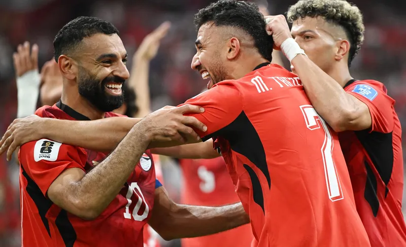 Con gran remontada llegó la primera victoria de Egipto en un Mundial