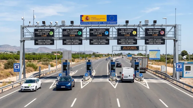 «Quien contamina paga»: así funcionará el nuevo sistema de peaje en España, con tarifa modular y sin barreras