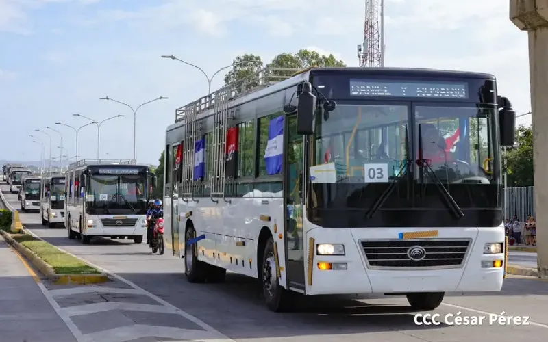 300 autobuses chinos llegarán a Nicaragua para modernizar el transporte público