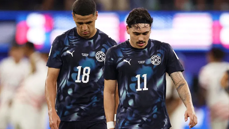 El dolor guaraní luego de ser goleados por Estados Unidos