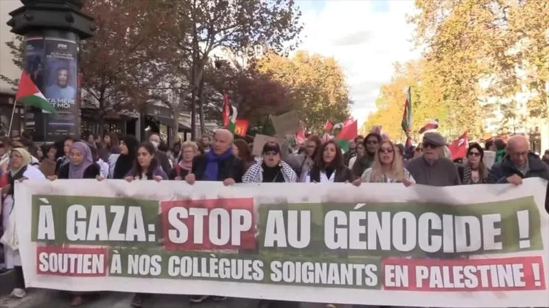 Miles marchan en Europa y África contra el genocidio israelí en Gaza