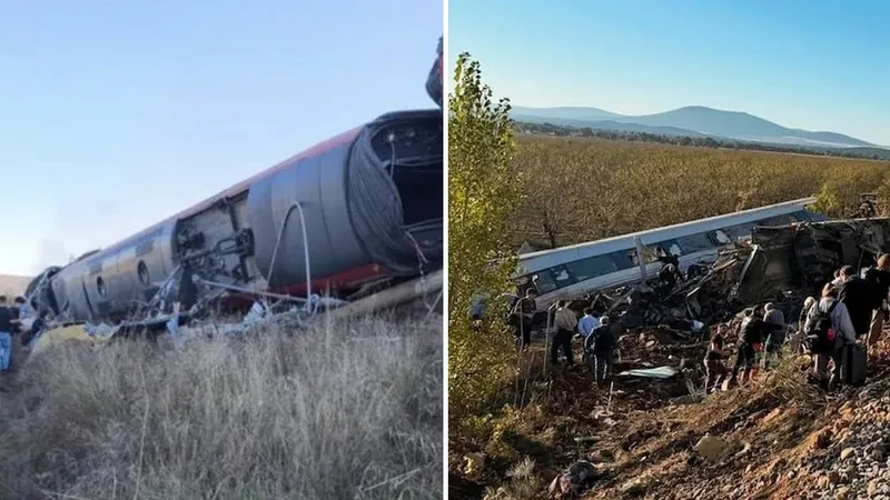 Decenas de muertos y numerosos heridos en una colisión de dos trenes en España