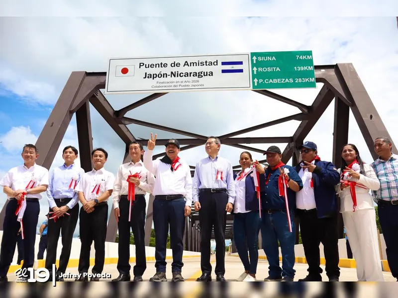 Gobierno Sandinista entrega Puente Amistad Japón-Nicaragua a familias del Caribe Norte