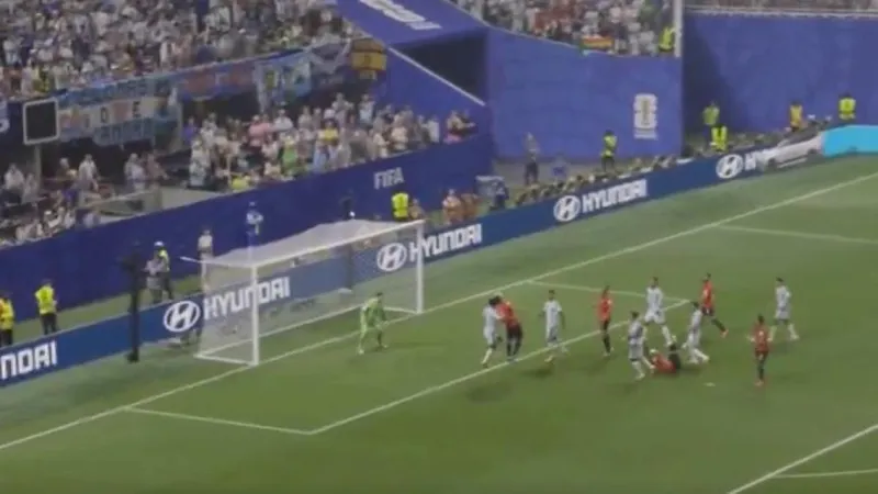 Egipto sorprende a Argentina en el minuto 15