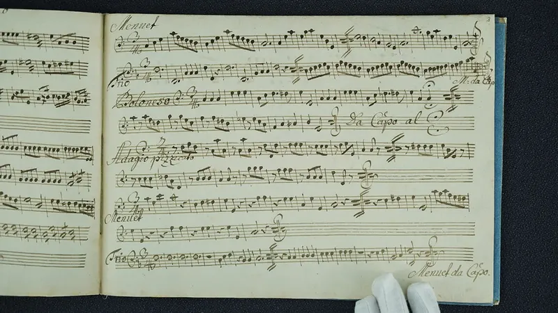 Hallan un cuaderno perdido de Mozart que revoluciona la historia de la música
