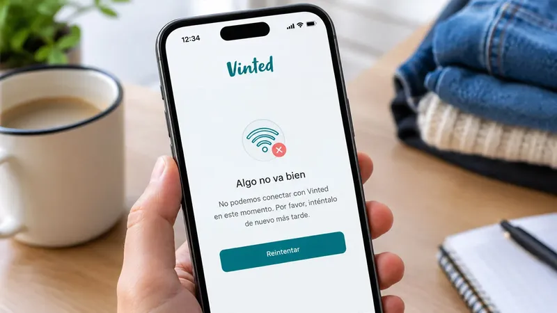 La aplicación de Vinted no funciona: «Estamos teniendo algunos problemas técnicos»