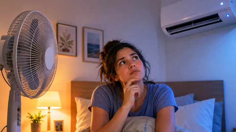 Ventilador o aire acondicionado: cuánto cuesta dormir ocho horas con cada uno