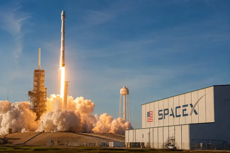 SpaceX entra en el Nasdaq 100 y cae casi un 5%