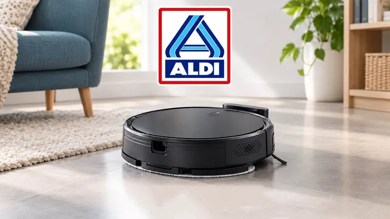 Aldi vende un robot aspirador y friegasuelos por 99 euros de la marca Ambiano: ¿ahorras o es tirar el dinero?