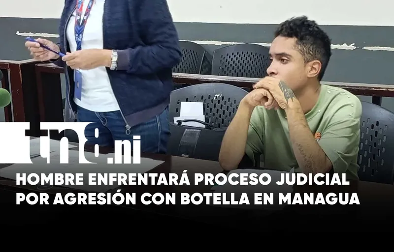 De los tragos a los golpes: sujeto enfrenta proceso judicial por agresión con botella...