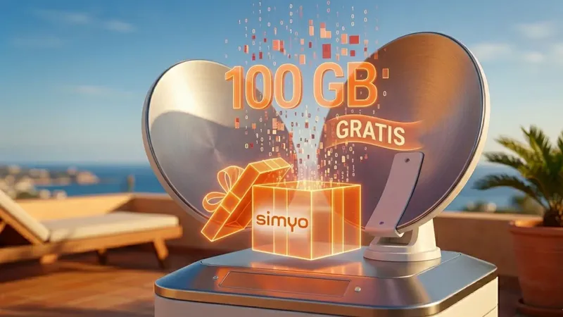 Simyo sorprende con 100 GB gratis para todos sus clientes este verano