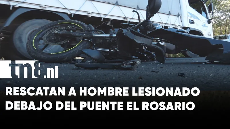 Adulto mayor resulta lesionado tras caer bajo el puente El Rosario en Estelí