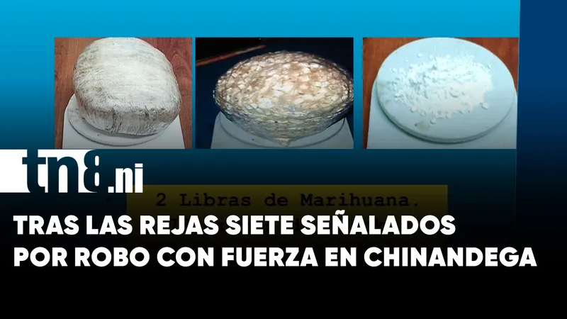 ¡Golpe a la delincuencia! Siete detenidos por robo con fuerza en Chinandega
