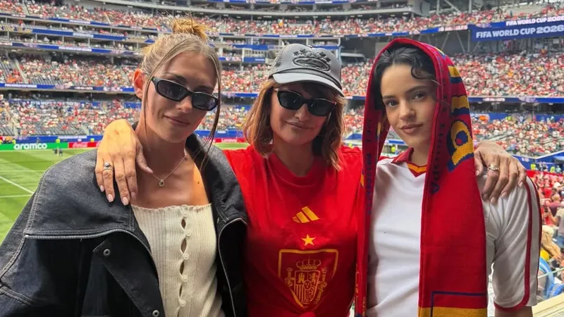 Rosalía, Penélope Cruz, Stella Banderas y más famosos toman Los Ángeles para apoyar a España
