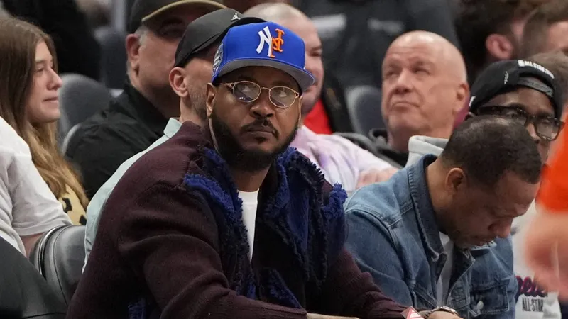 Carmelo Anthony se moja en el pulso Towns-Knicks
