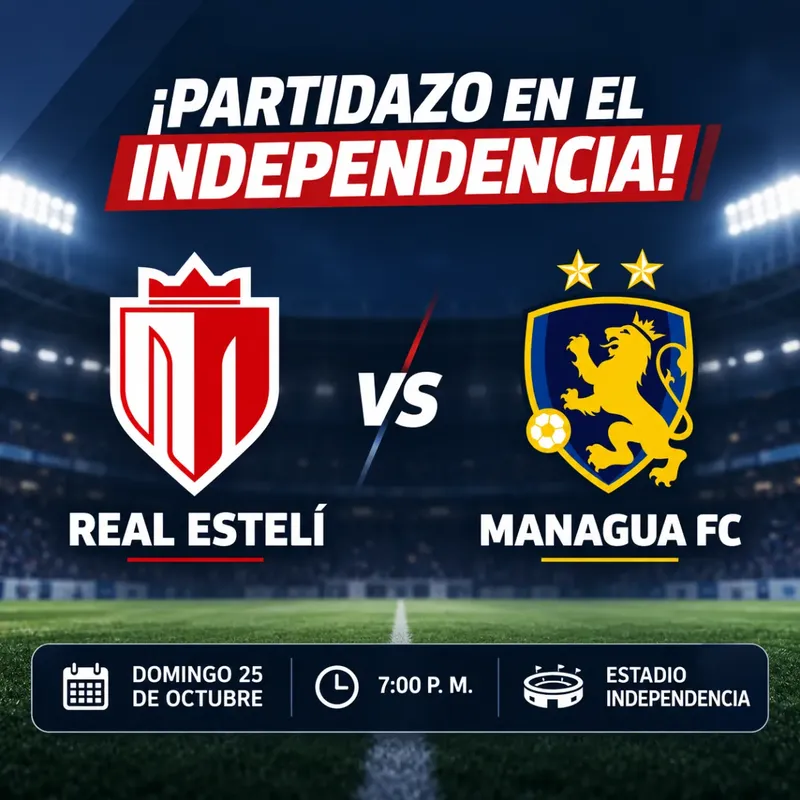Real Estelí a tratarle de quitar el invicto a Managua F.C. en el fútbol pinolero