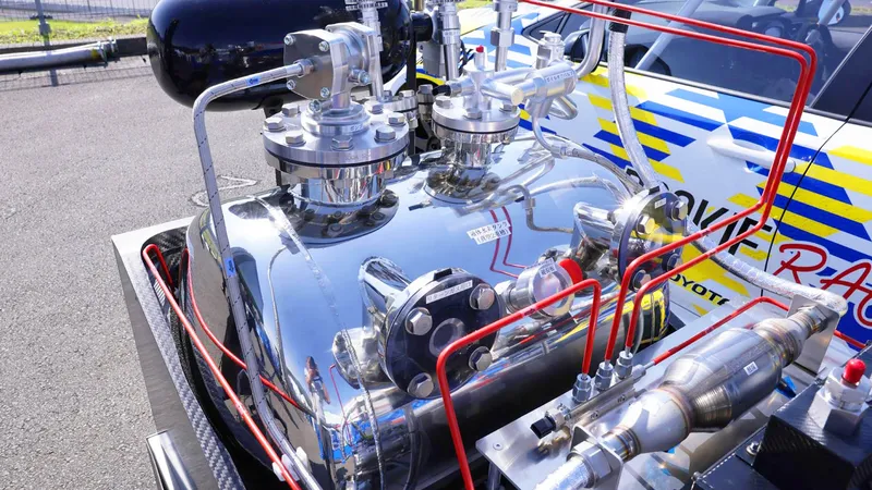 A -253 ºC, la temperatura estándar del hidrógeno líquido: así es el motor superconductor de Toyota colocado en el criodepósito del Corolla