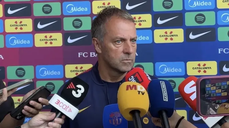 Rueda de prensa de Flick, en directo